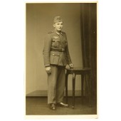 Studio photo of Wehrmacht enlisted rank soldier.